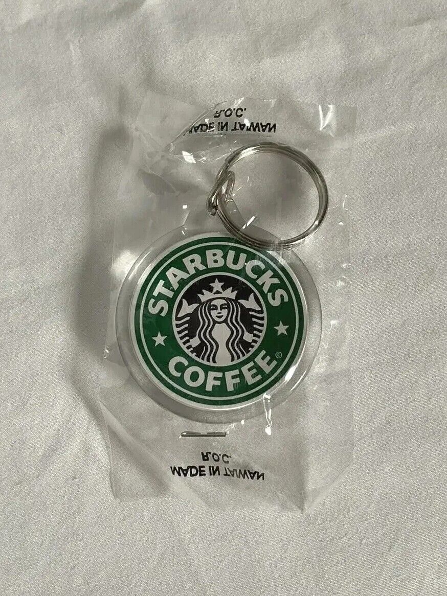Starbucks Keychain Vintage Logo Coffee Advertising Collectible Employee NEW