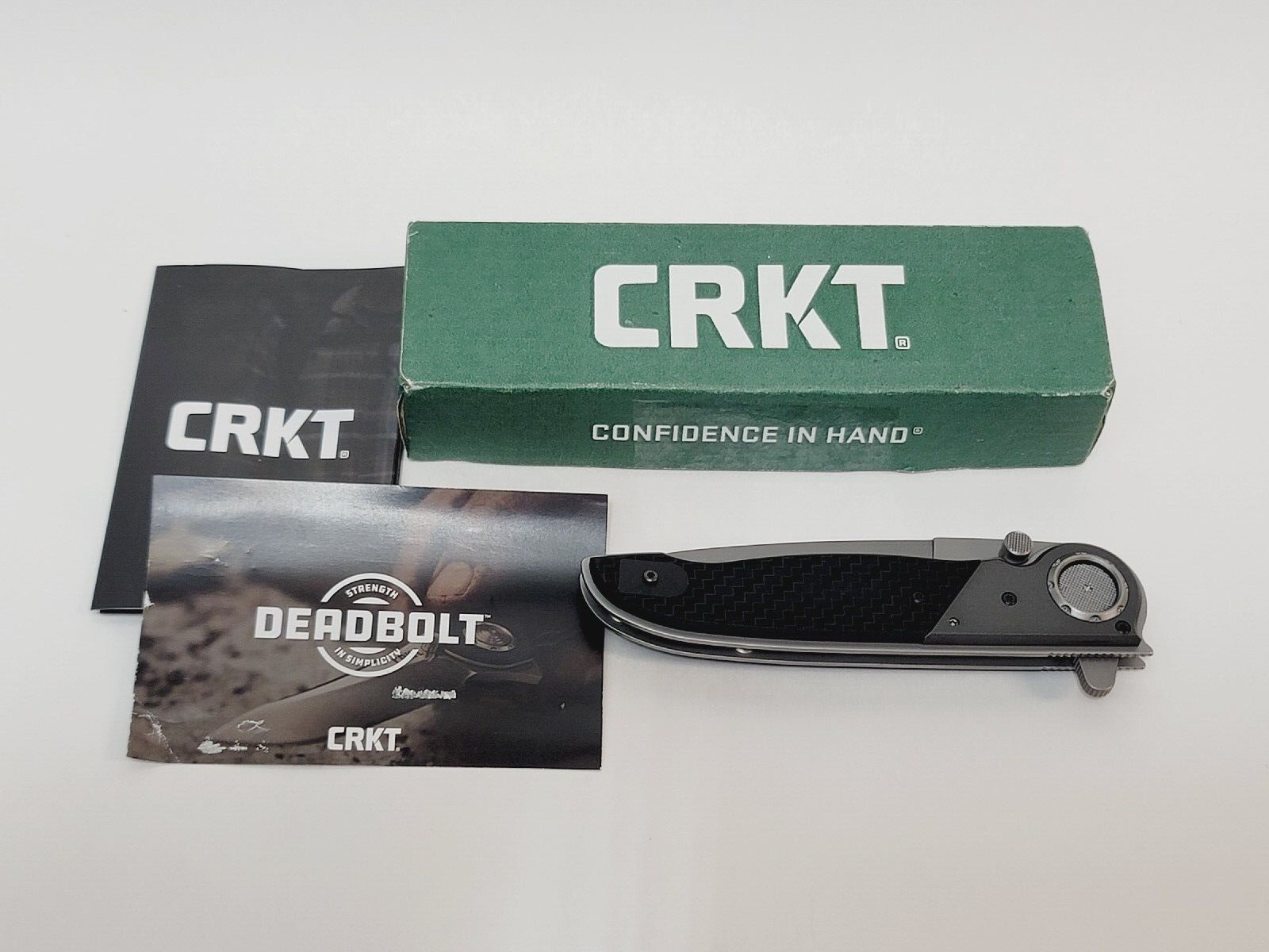 CRKT Folding Pocket Knife M40-15 Carson 1.4116 Steel Combo Edge Deadbolt