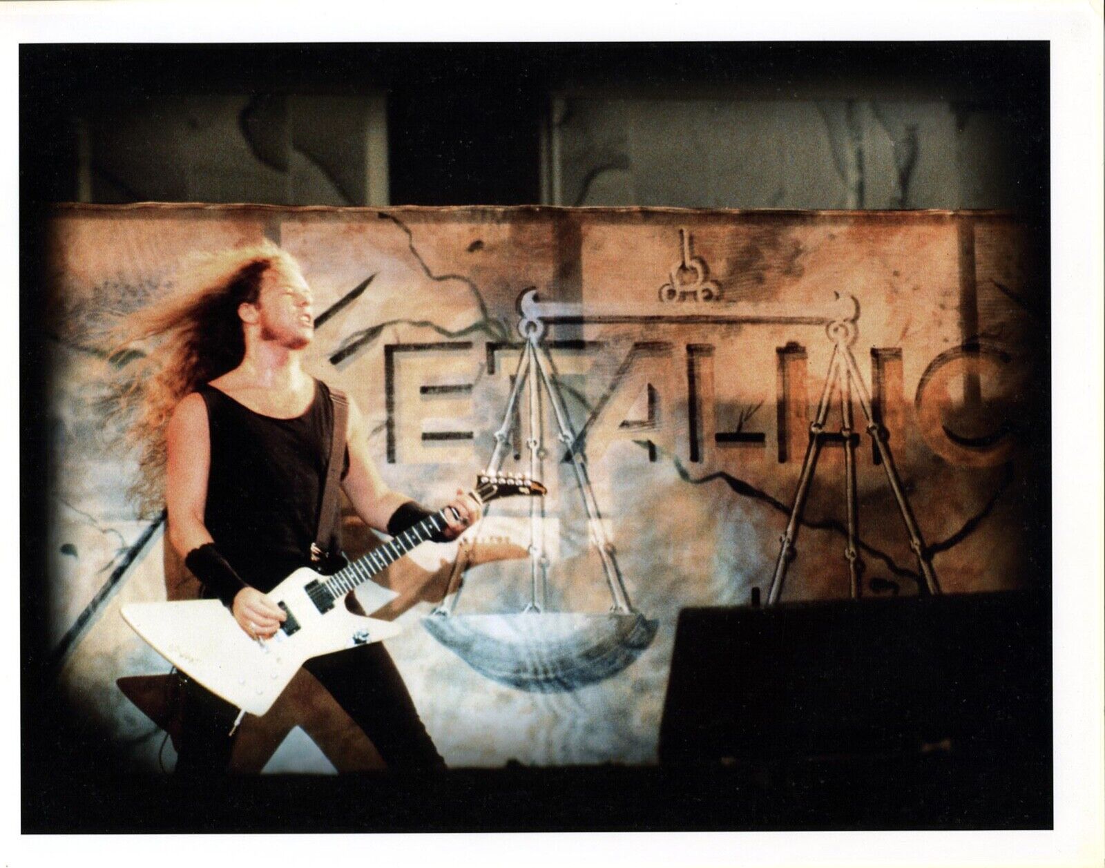 Metallica James Hetfield  '88 Metrodome Mpls MN Jimmy Steinfeldt Artist Proof