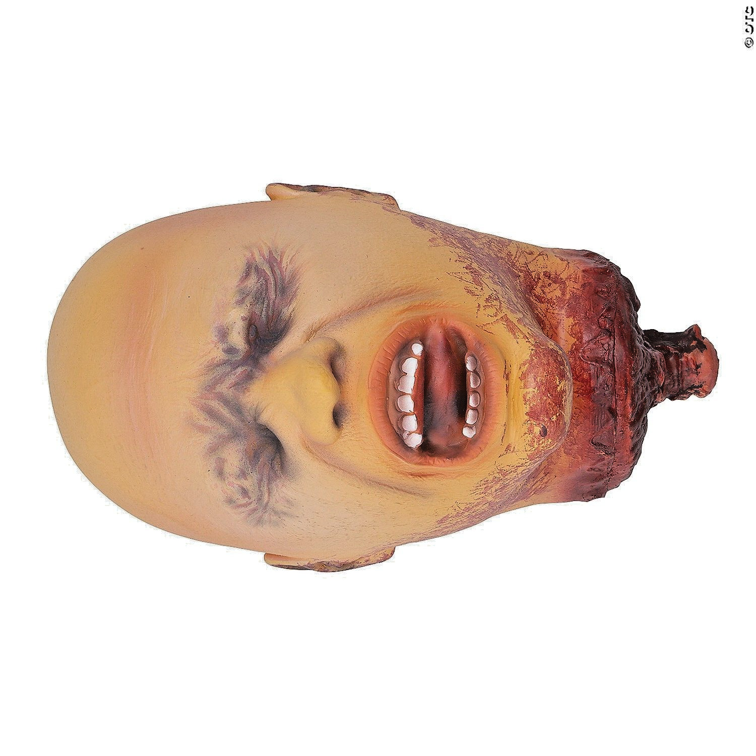 LIFE SIZE SCREAMING SEVERED HEAD Halloween Haunted House Horror Prop Decoration,