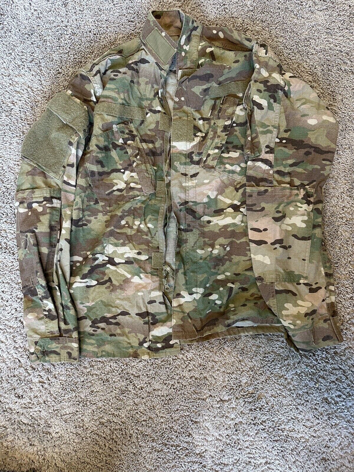 US Army Combat Uniform Coat, Fire Resistant M/ Long Unisex Multicam