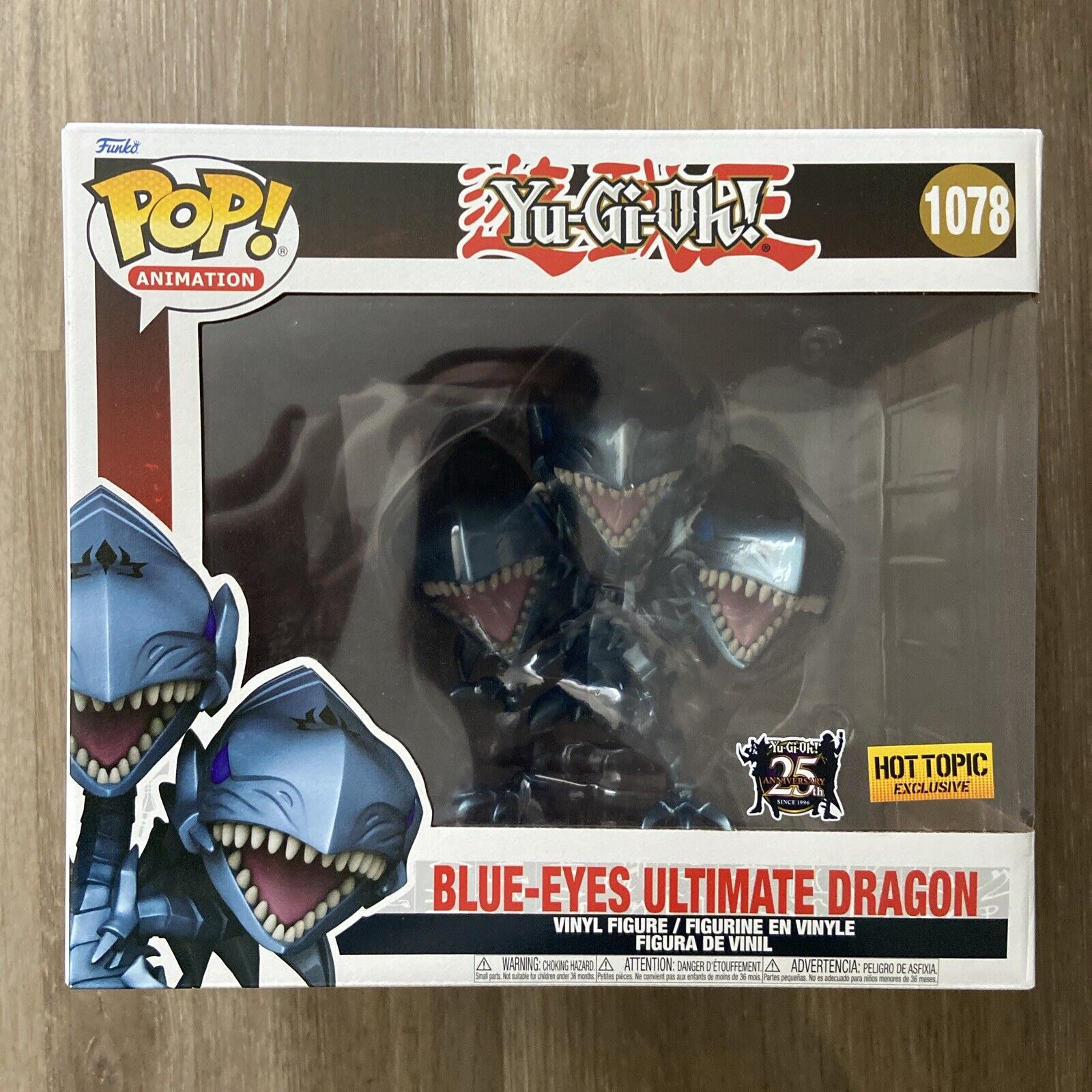 Funko Pop YuGiOh Blue Eyes Ultimate Dragon Hot Topic Exclusive