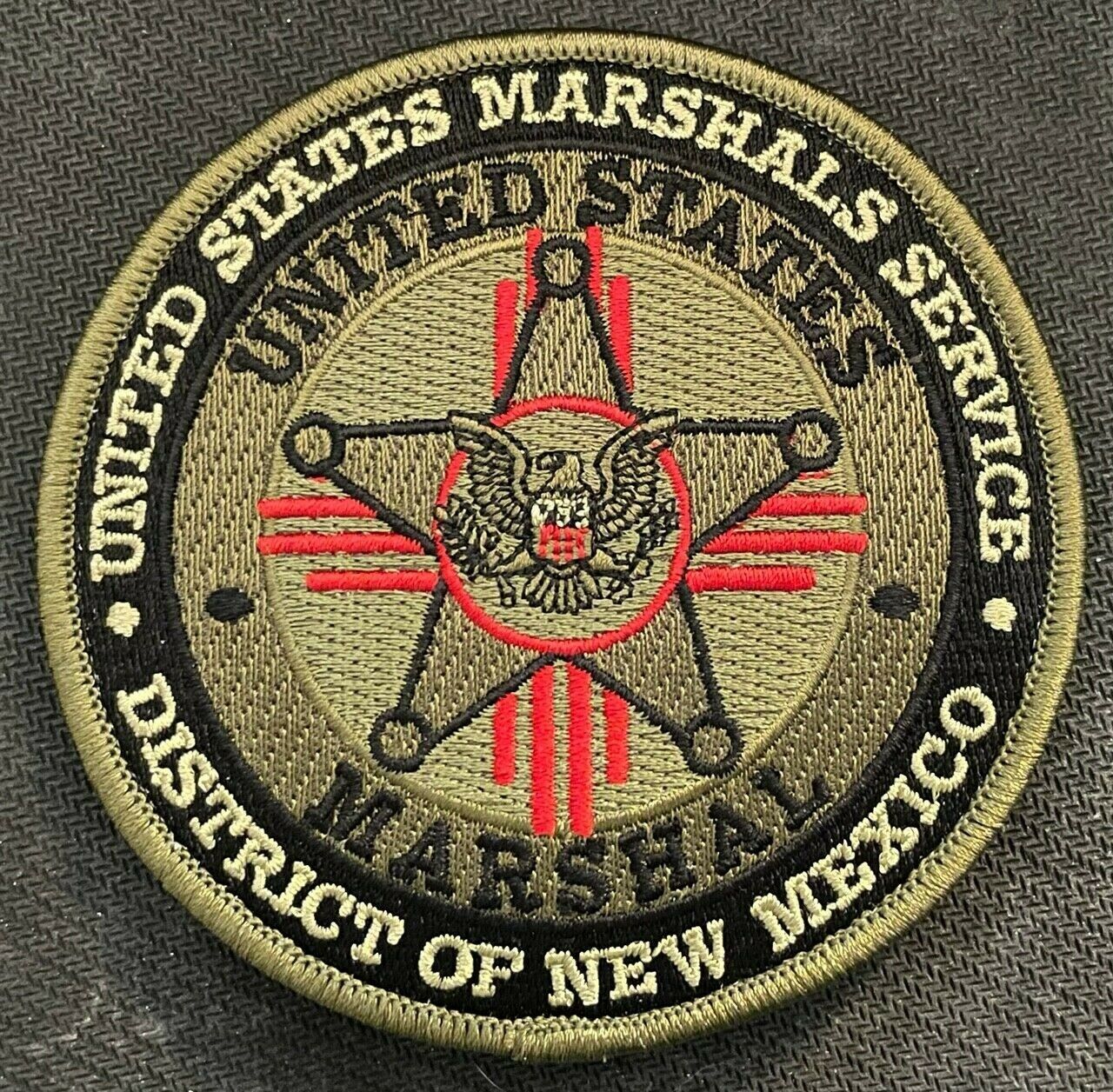 US Marshals Service - District of New Mexico Vintage OD+H * Genuine Kokopelli *