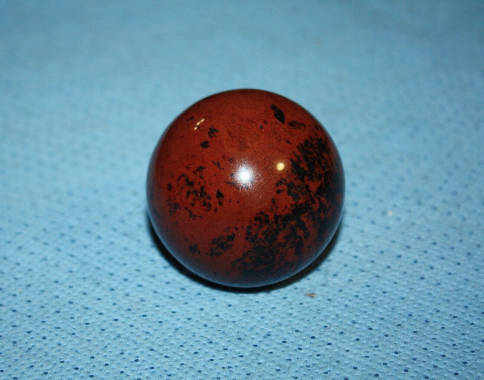 2” Genuine Natural Mahogany Obsidian Quartz Crystal Sphere Ball Healing