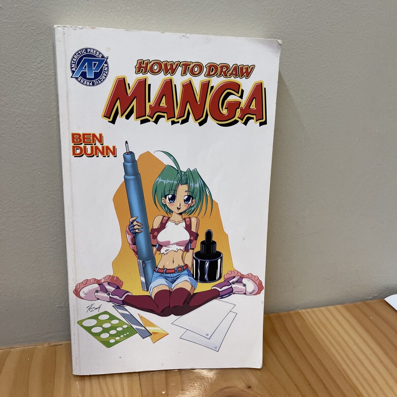 Antarctic Press HOW TO DRAW MANGA By Ben Dunn Softcover Book Anime Art 2004