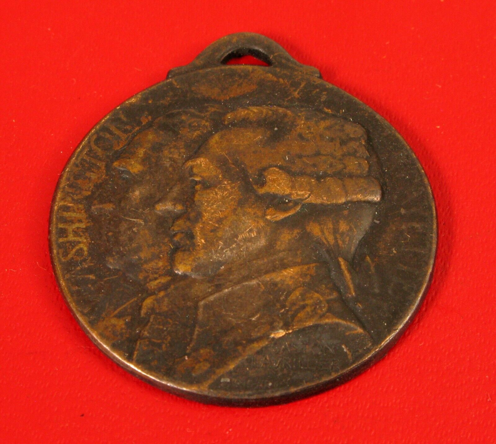 Antique Medal - Journée de Paris 1917 GEORGE WASHINGTON GENERAL LAFAYETTE RARE 