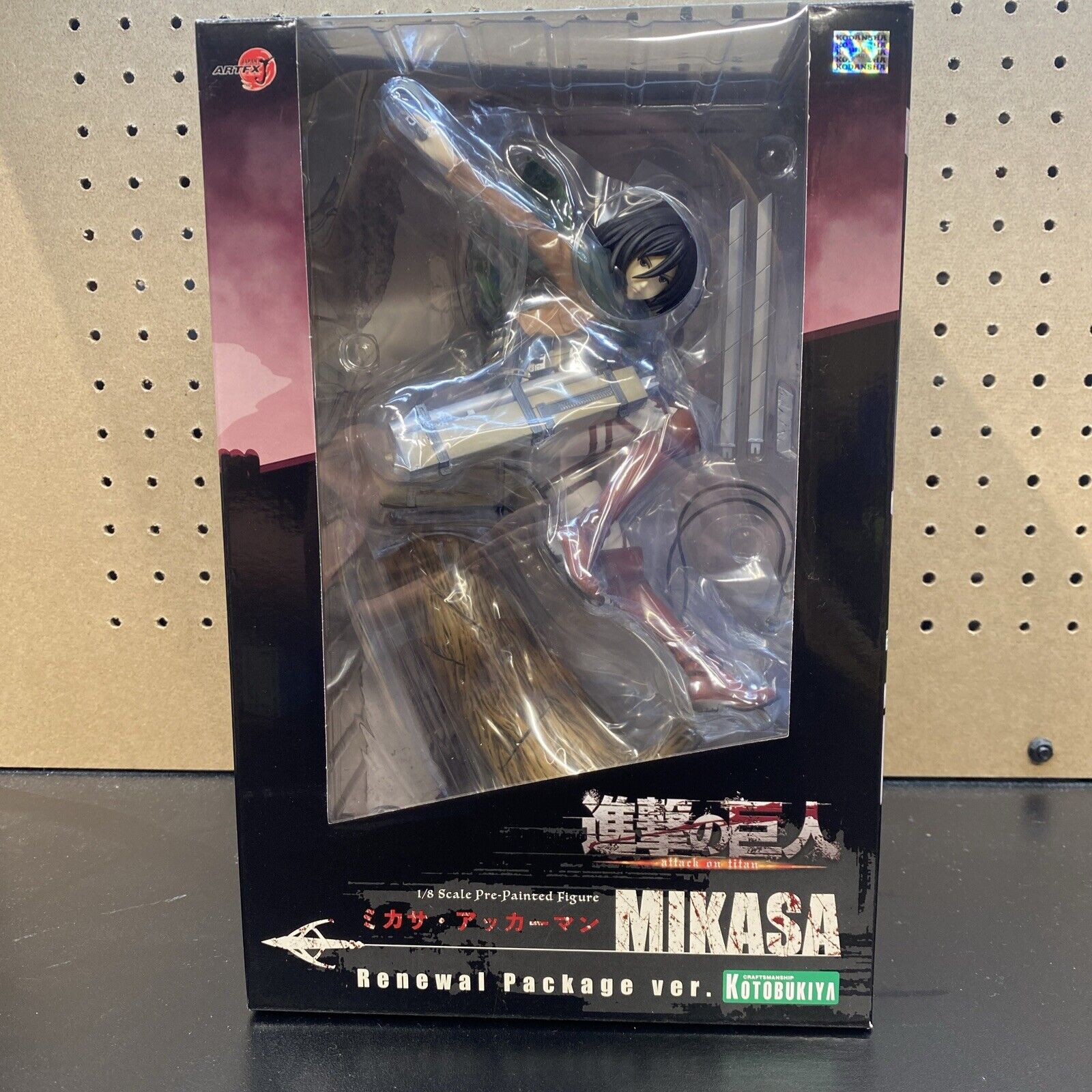 ARTFX J Attack on Titan Mikasa Ackerman Renewal Package 1/8 Scale Figure