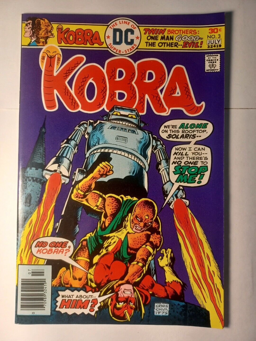 Kobra #3 VF+ DC Comics c187