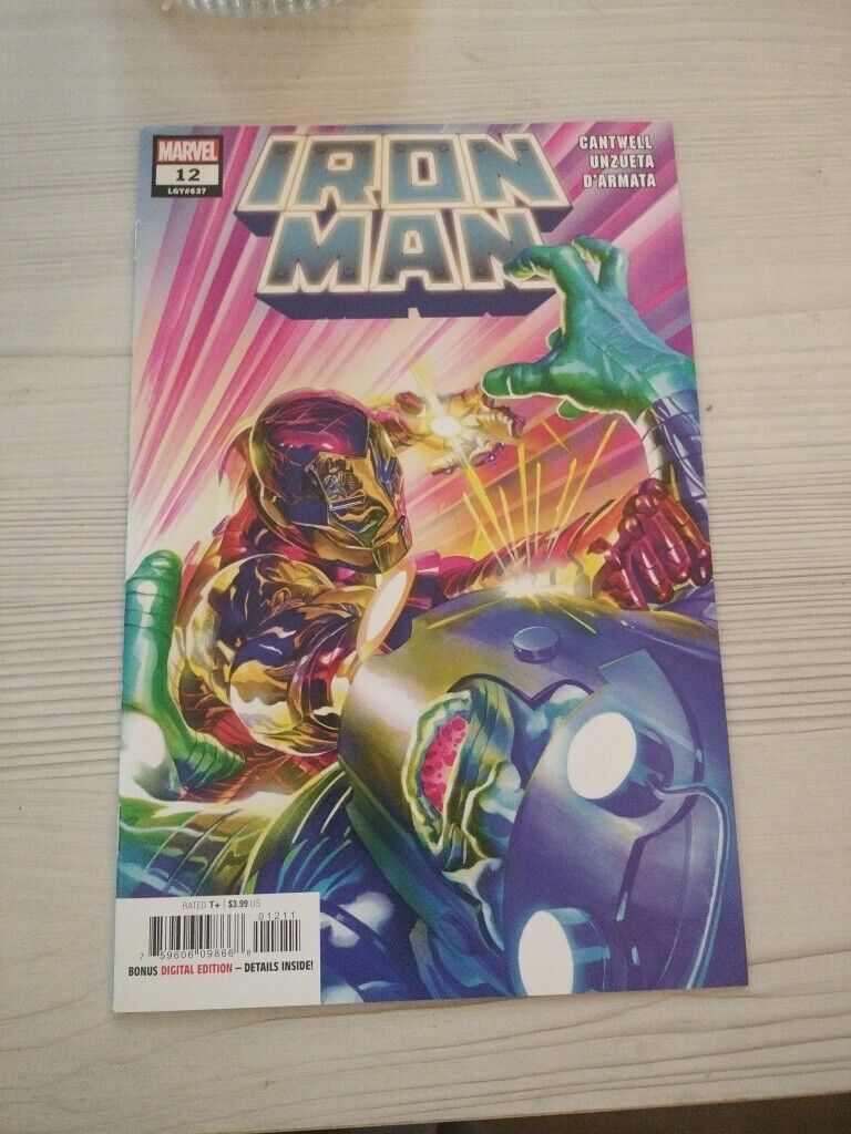 Iron man #12 Marvel Comic LGY#637 Exclusive Iron Man 2021