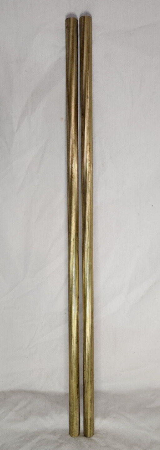 Reeded Brass Tubing Pipe Sleeves 36