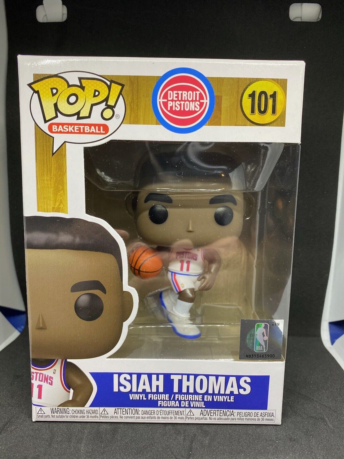 Funko POP Isiah Thomas #101 Hardwood Classics NBA Detroit Pistons MAY