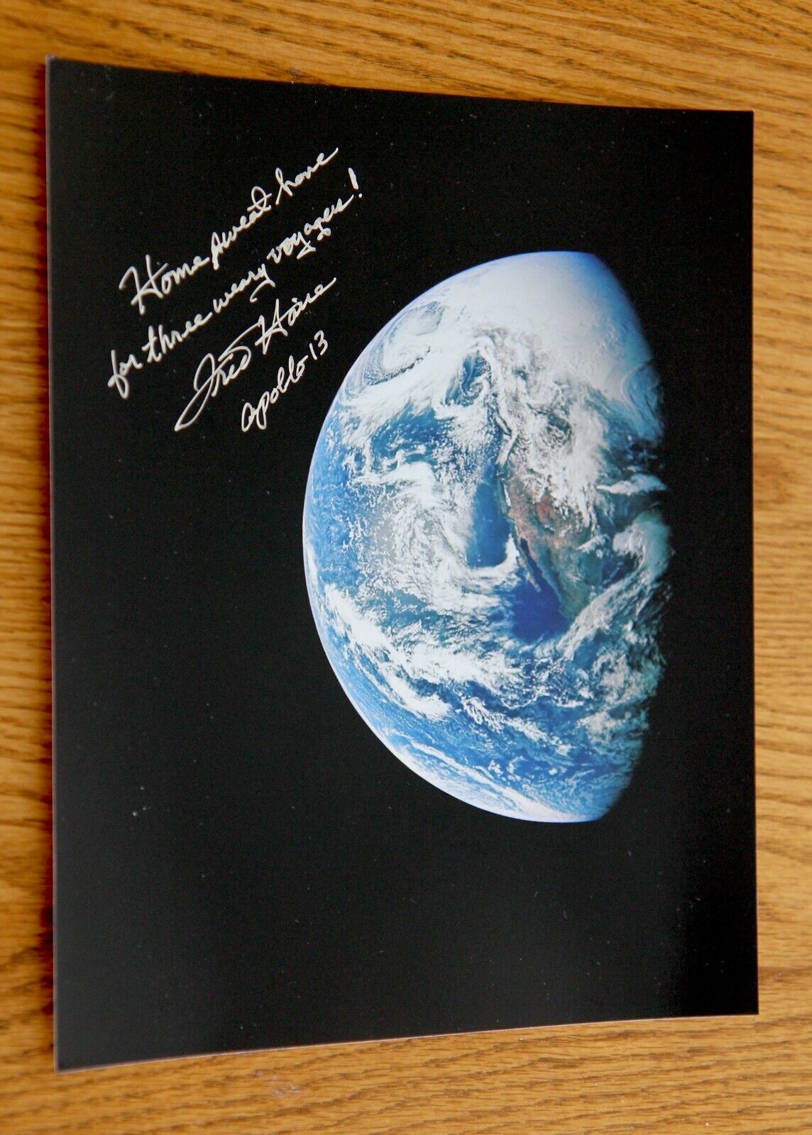 FRED HAISE Apollo 13 LMP Astronaut Autograph Signed 8\