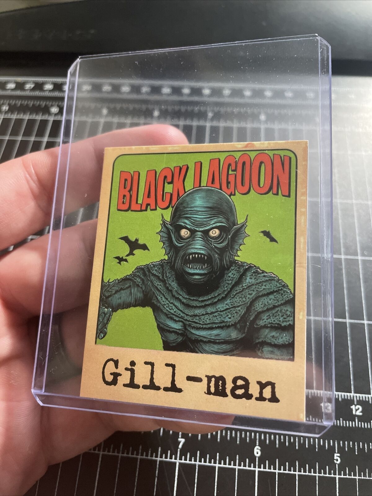 Gill-man Creature Of The Black Lagoon 1940s Cigarette Style Horror Custom Card