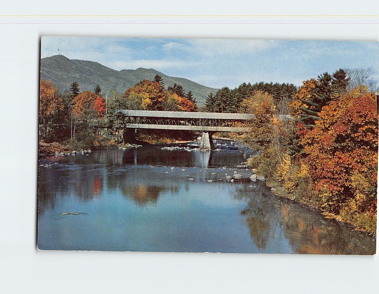 Postcard Covered Bridge Conway New Hampshire USA