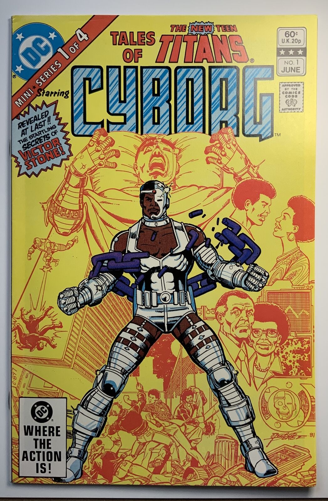 Tales of the New Teen Titans #1 (1982) Cyborg DC Comics VF+