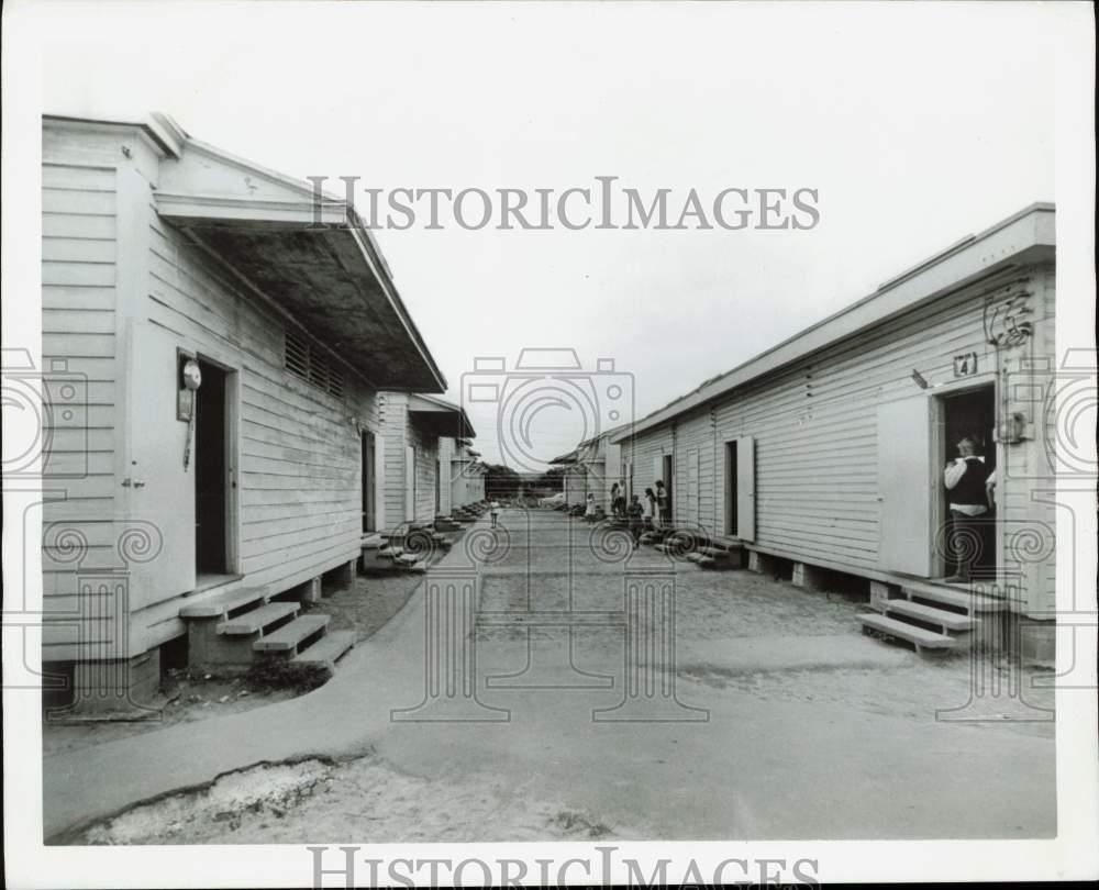 1970 Press Photo General view of portable classrooms in Dade County, Florida