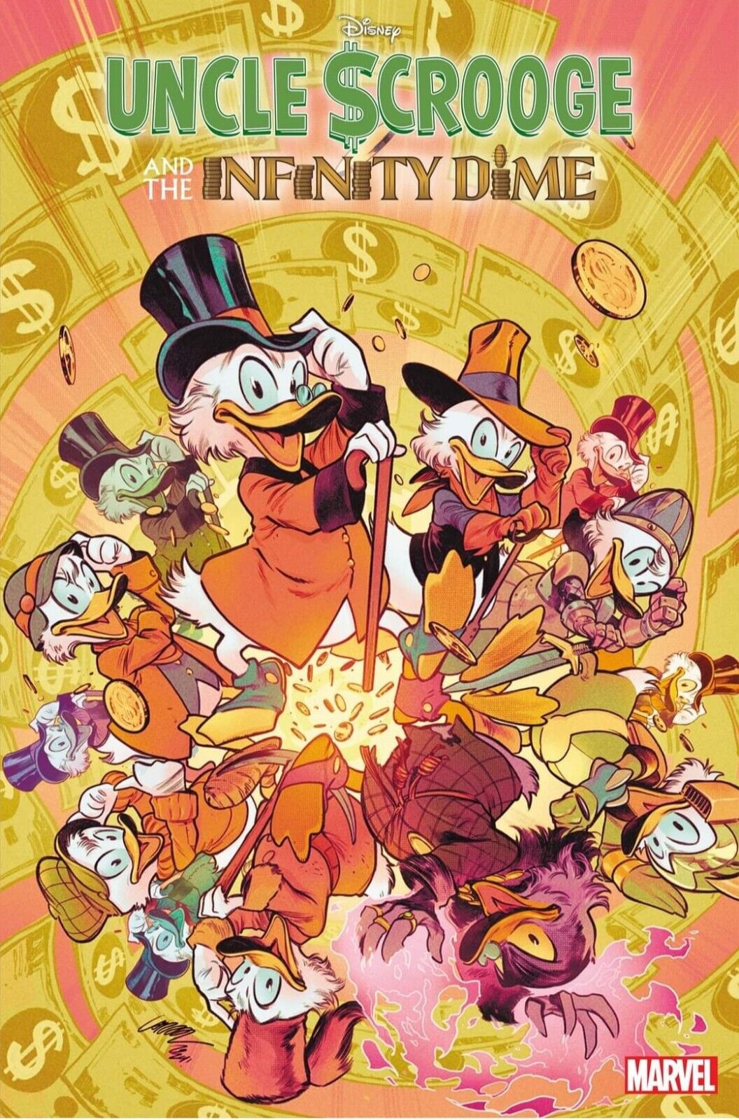 Uncle Scrooge and the Infinity Dime #1 Pepe Larraz 1:100 Variant PRESALE 6/19