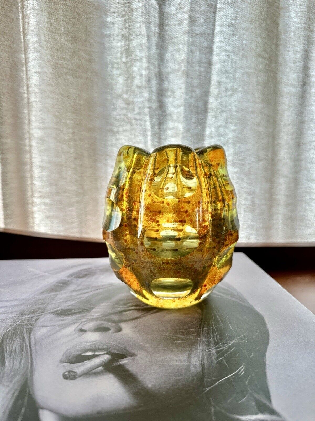 Iconic 1990s Vintage Waterford Evolution Art Glass Vase
