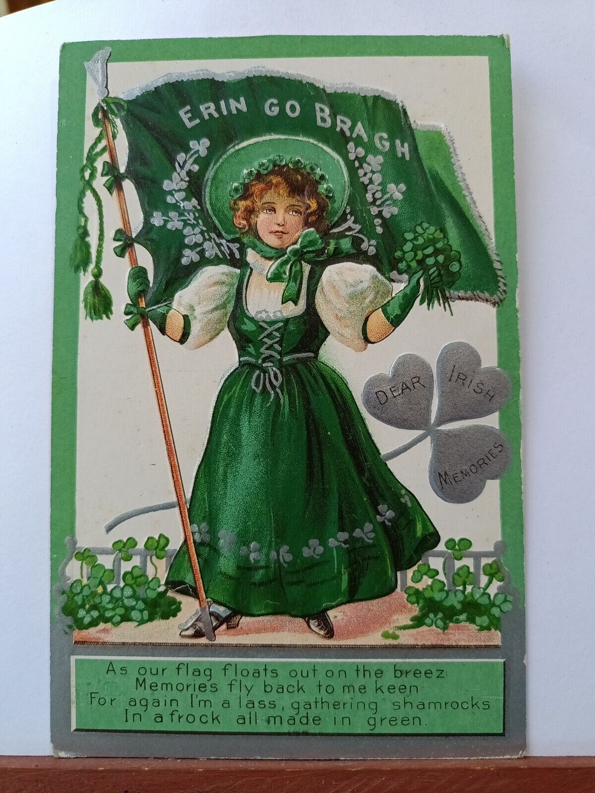 St Patrick\'s Day. Dear Irish Memories. Girl. Erin Go Bragh Series # 2 (N20)