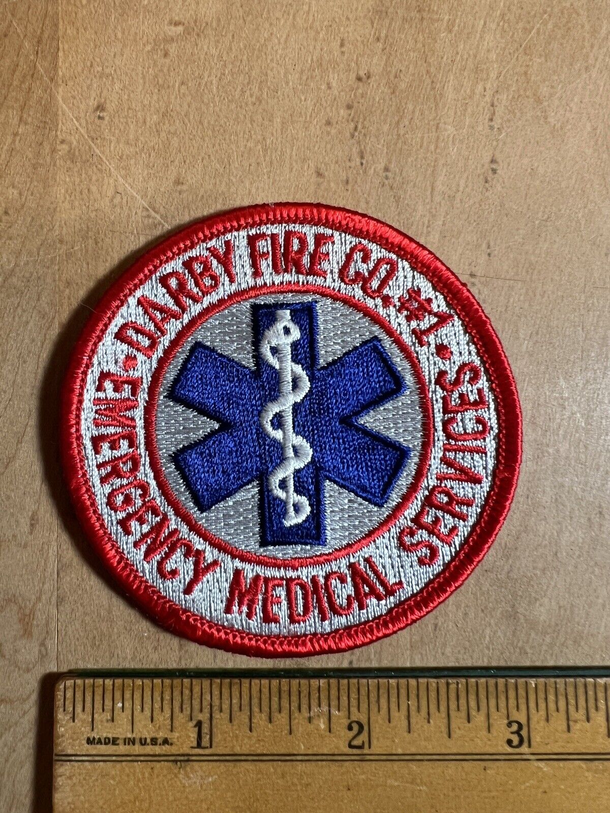 Darby Fire Co #1 Pennsylvaina Emergency Medical Service Patch