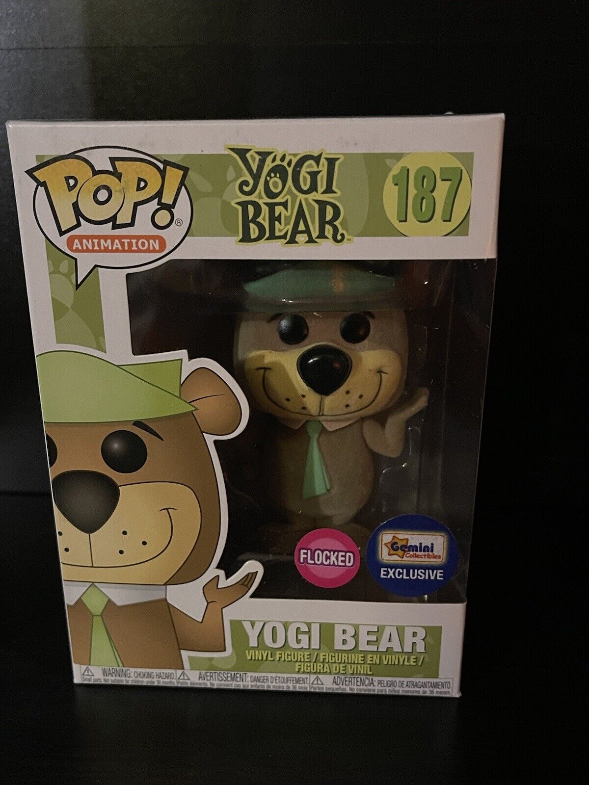 Funko Pop Yogi Bear #187 Gemini Exclusive (Flocked)
