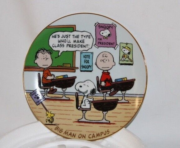 Vintage Peanuts Danbury Mint collector Plate Final Issue 12/31/2006 Pick One