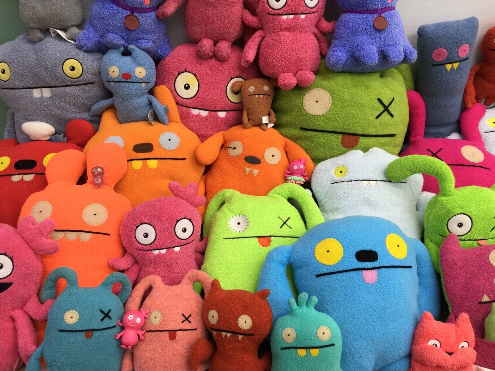 LOT of 35 Ugly Dolls Hasbro Plush Monster Animal Toys Creepy Cute Collectibles