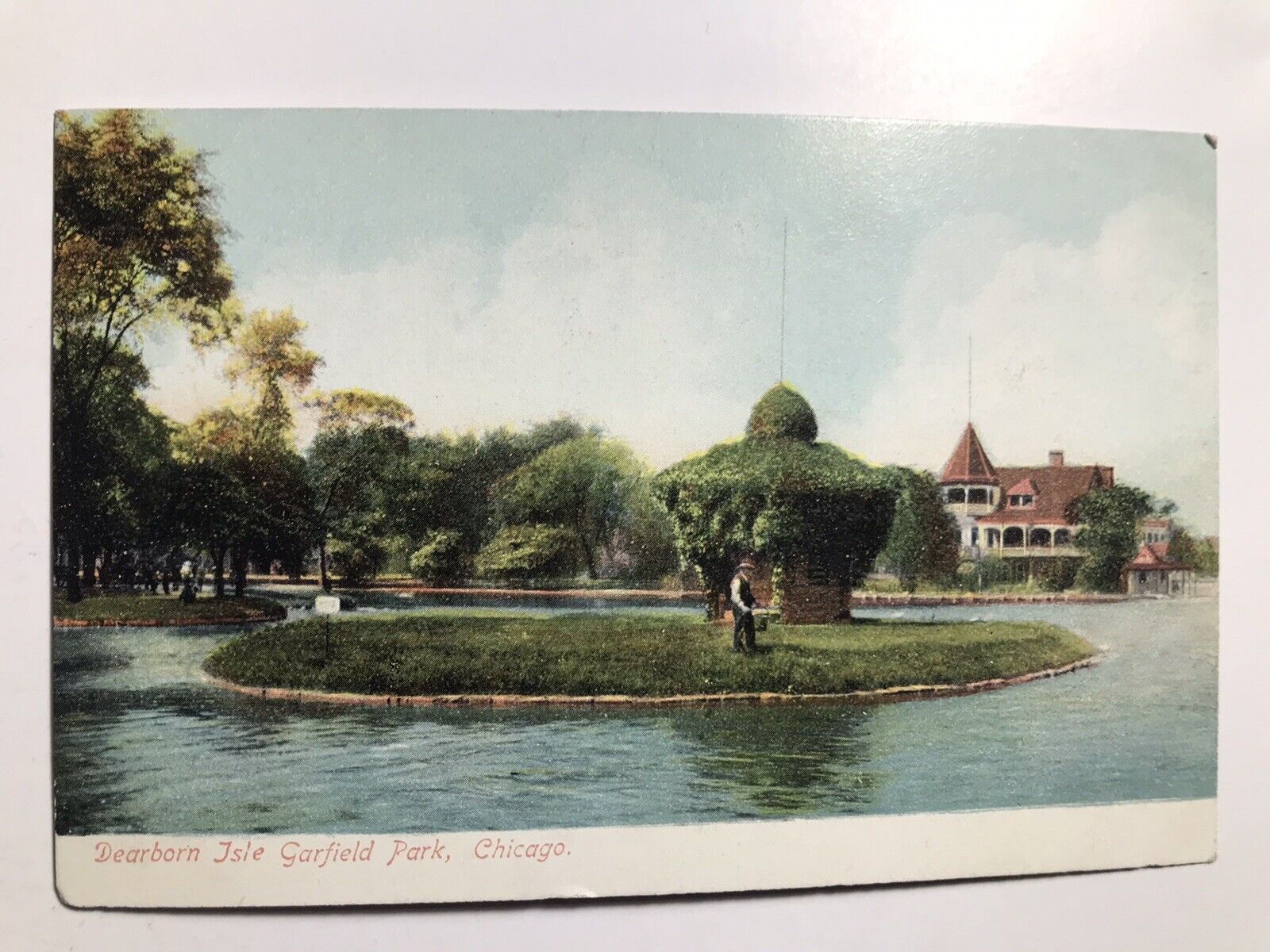 1909 Dearborn Isle Garfield Park Chicago Illinois Postcard