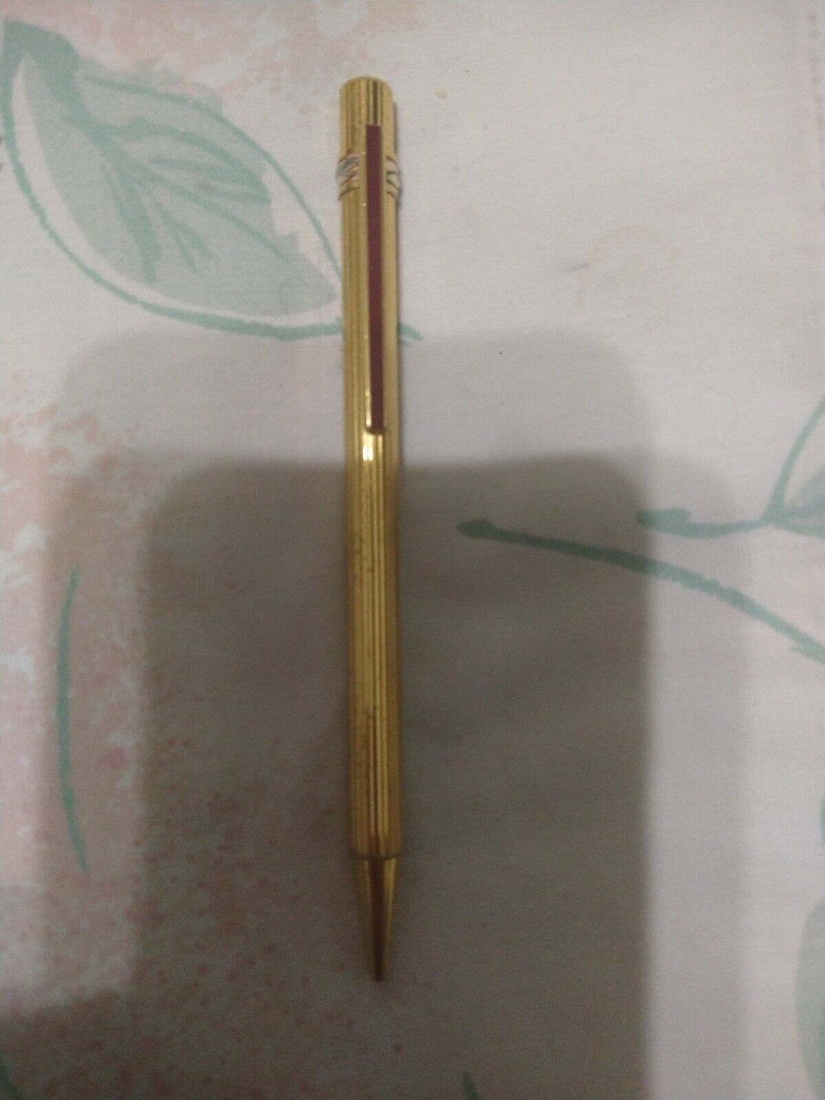 Must de Cartier Trinity Gold Plated Ballpoint Pen Made in France - AUTHENTIC 