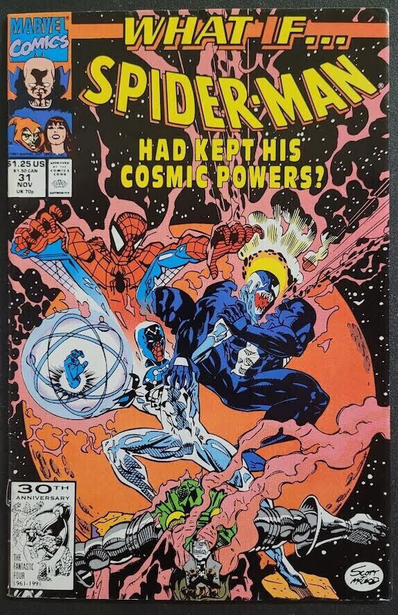 What If...? #31 Spider-Man Had Kept His Cosmic Powers? 1991 Marvel NM