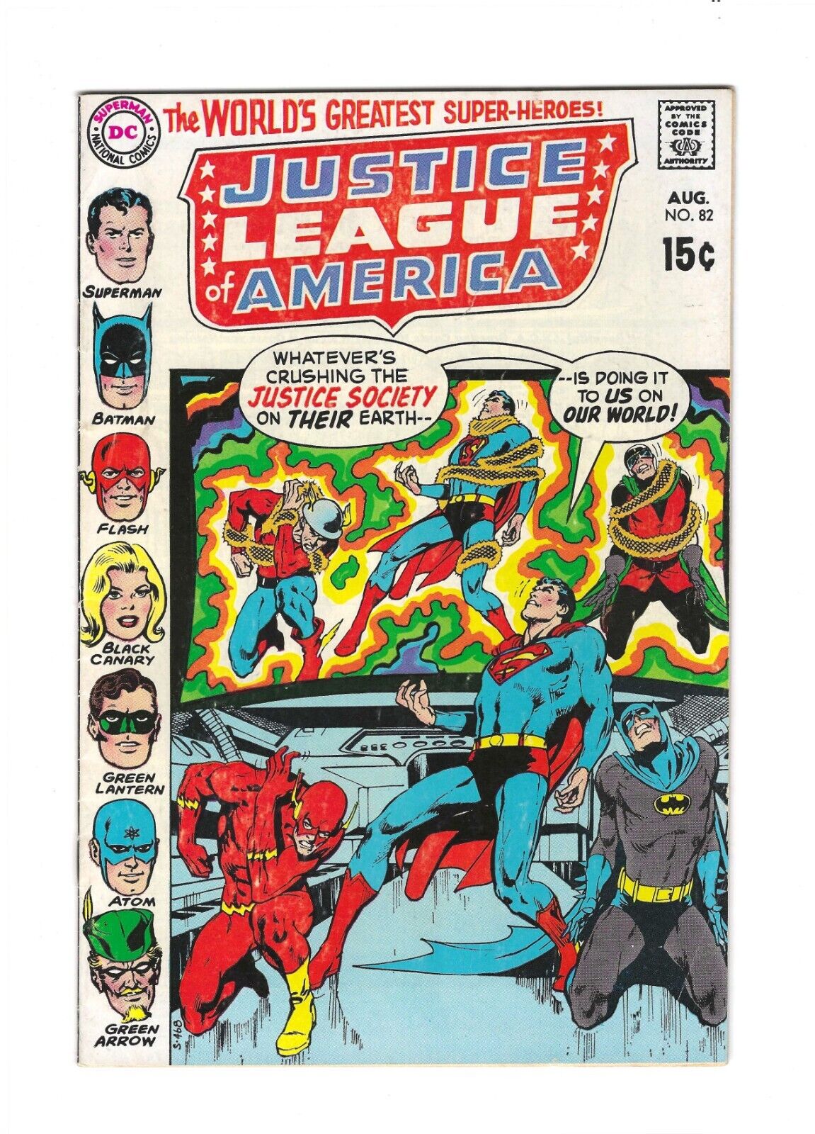 Justice League of America #82: Dry Cleaned: Pressed: Bagged: Boarded FN-VF 7.0