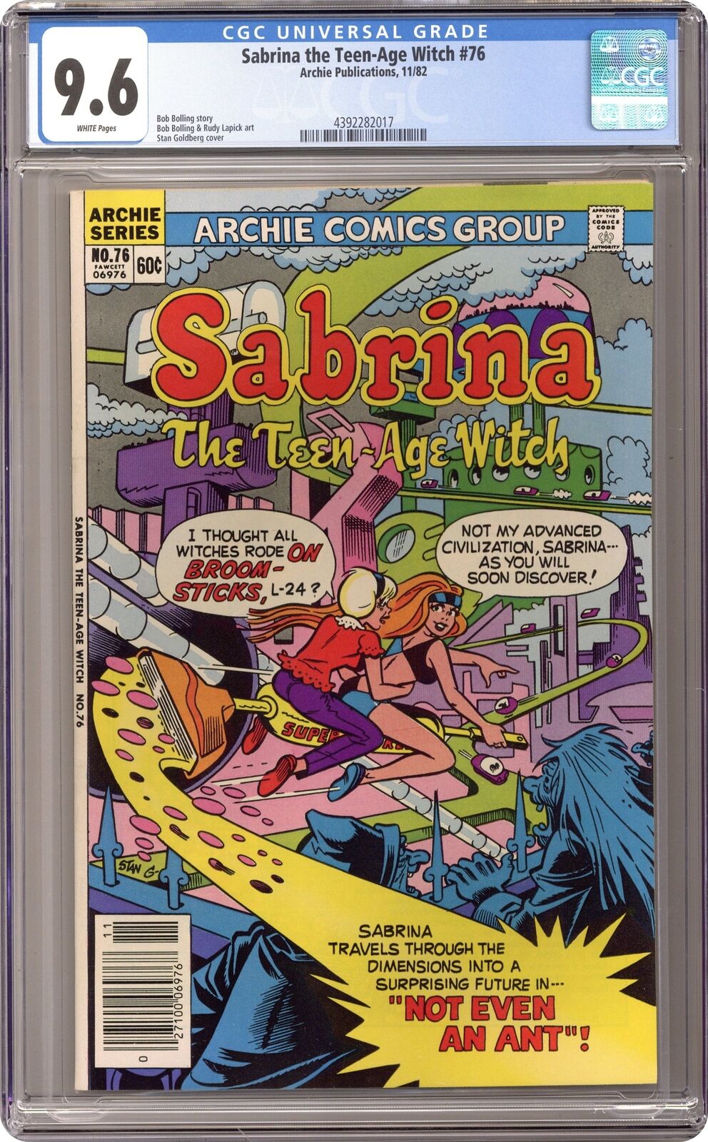 Sabrina the Teenage Witch #76 CGC 9.6 1982 4392282017