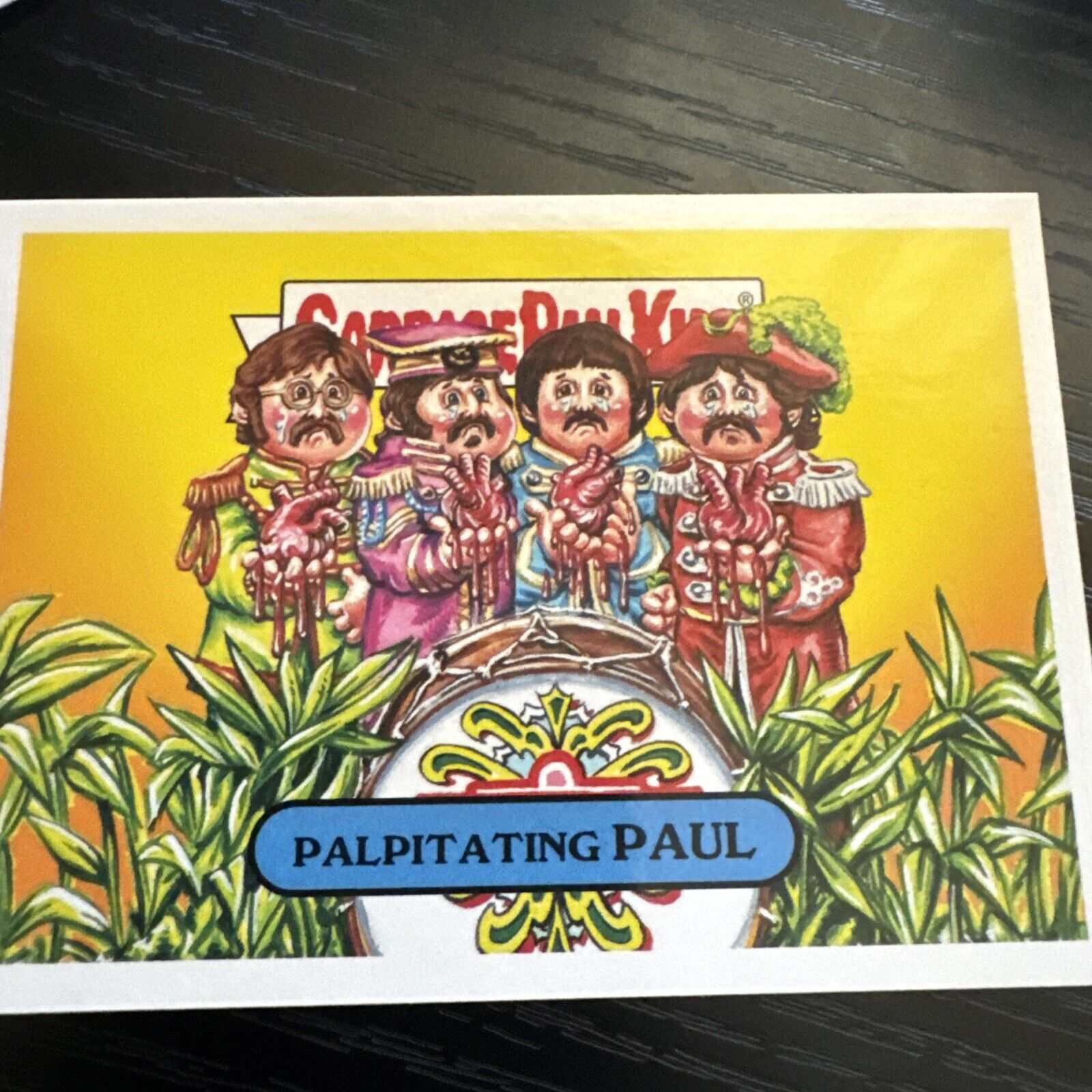 The Beatles John Lennon Paul McCartney Topps Garbage Pail Kids Card