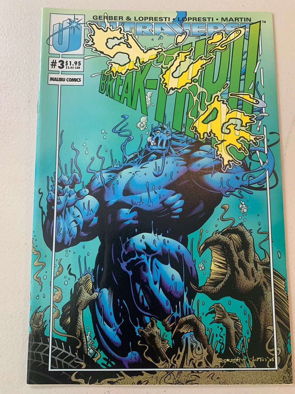 Sludge Vol. #1, #3 (Dec 1993) Malibu Comics