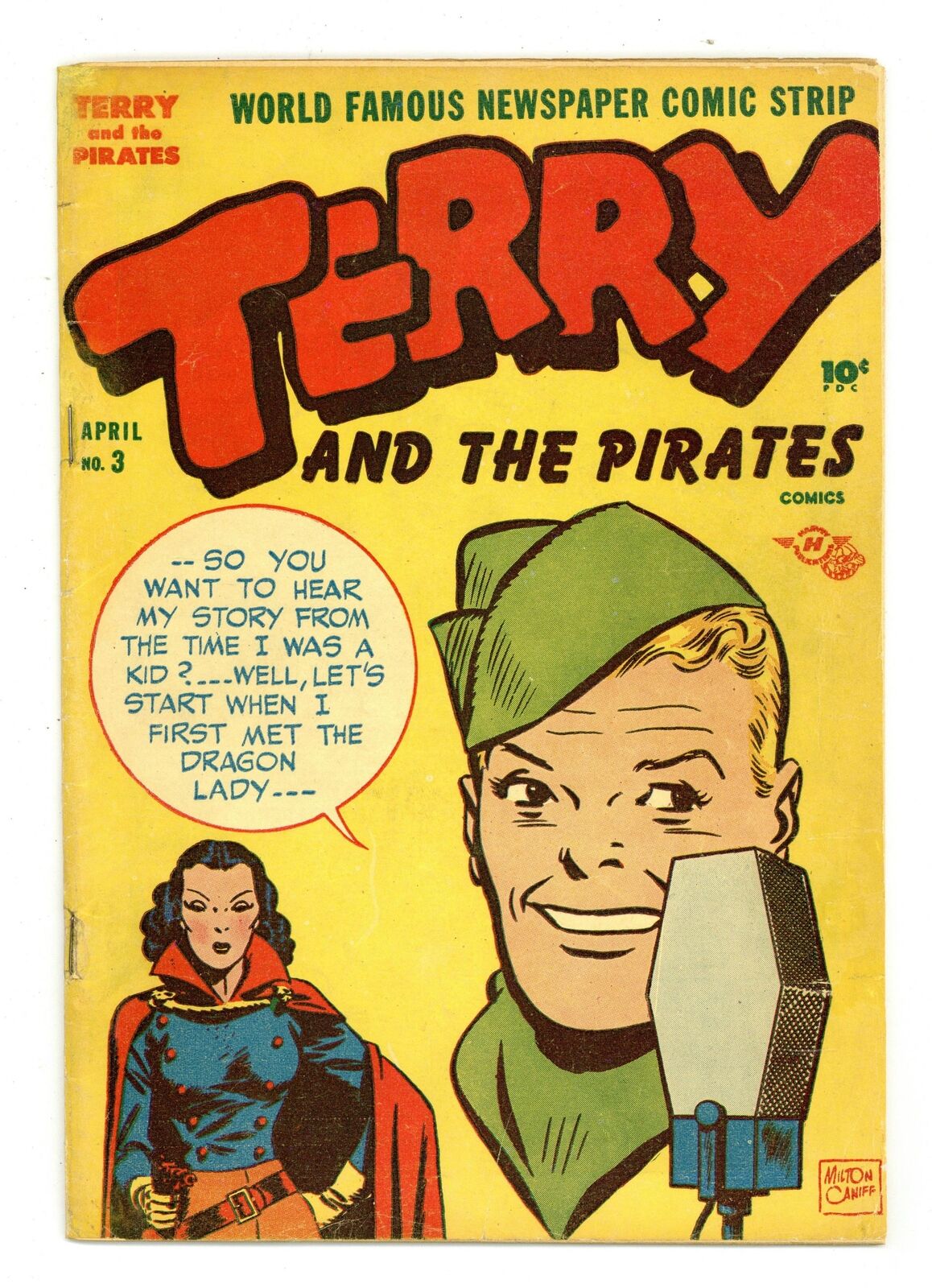 Terry and the Pirates #3 VG- 3.5 RESTORED 1947