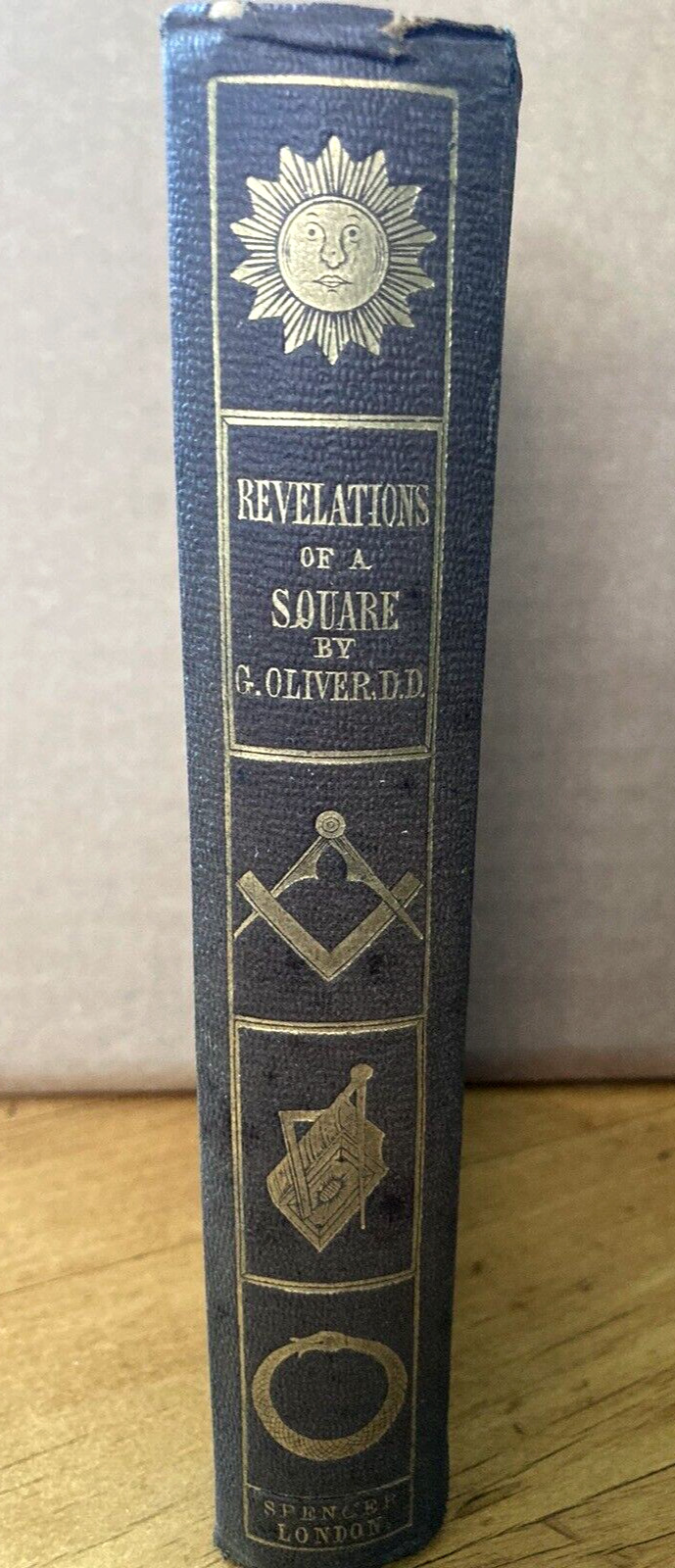 1855 THE REVELATIONS of a SQUARE-MASONIC-1st Ed-1855-G. OLIVER-9 TITLES