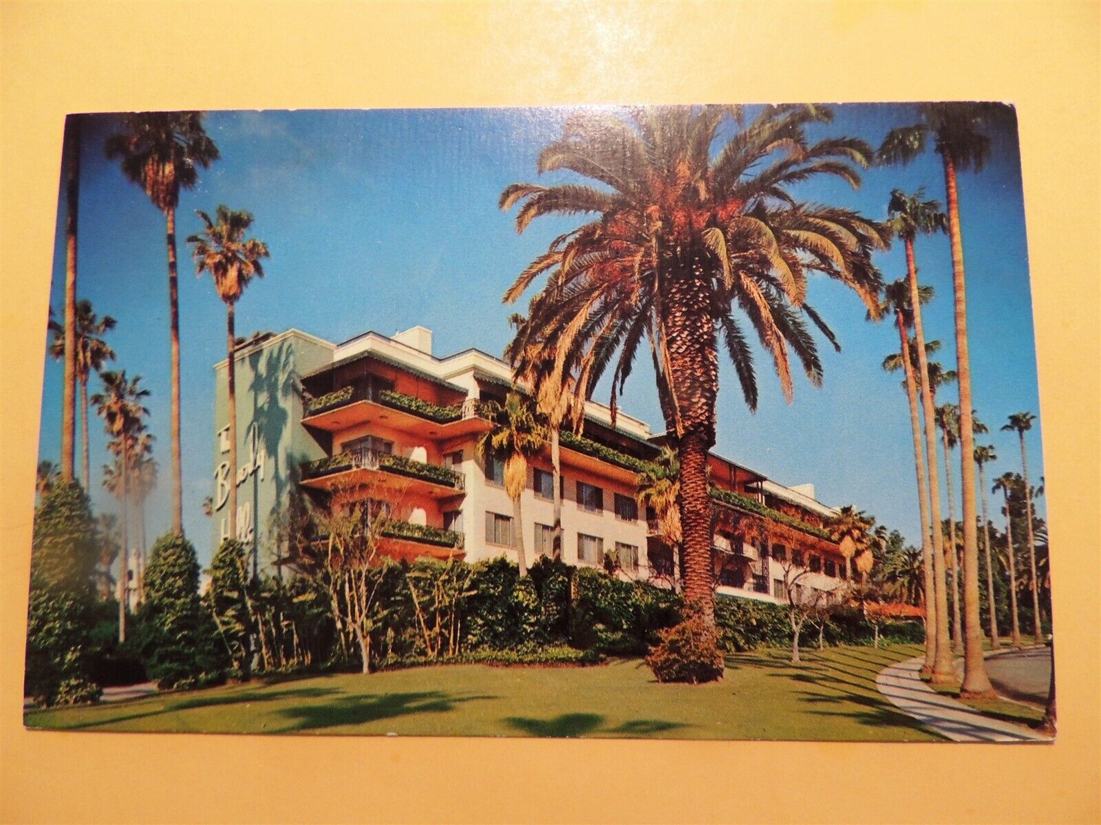 Beverly Hills Hotel & Bungalows Beverly Hills California vintage postcard 