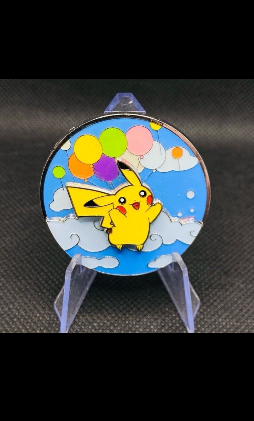 Pokemon Celebrations 25th Anniversary Flying & Surfing Pikachu Enamel Pin