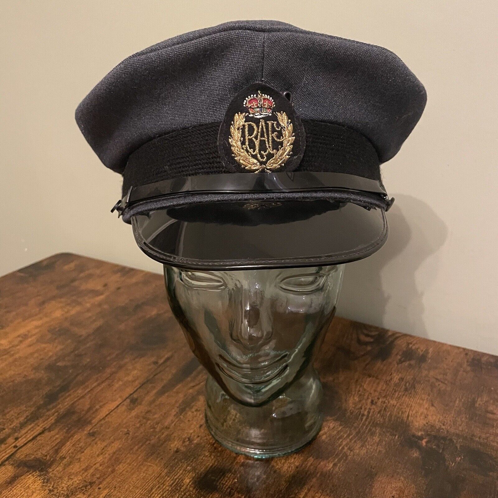 RAF No1 Dress Hat Genuine British Royal Air Force Enlisted Airman Peak Cap 59 Cm