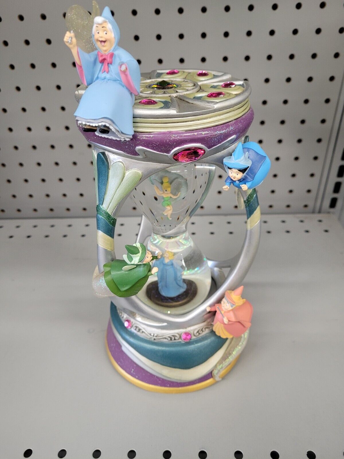 Disney Snowglobe Hourglass Fairy Godmothers When you wish upon a star