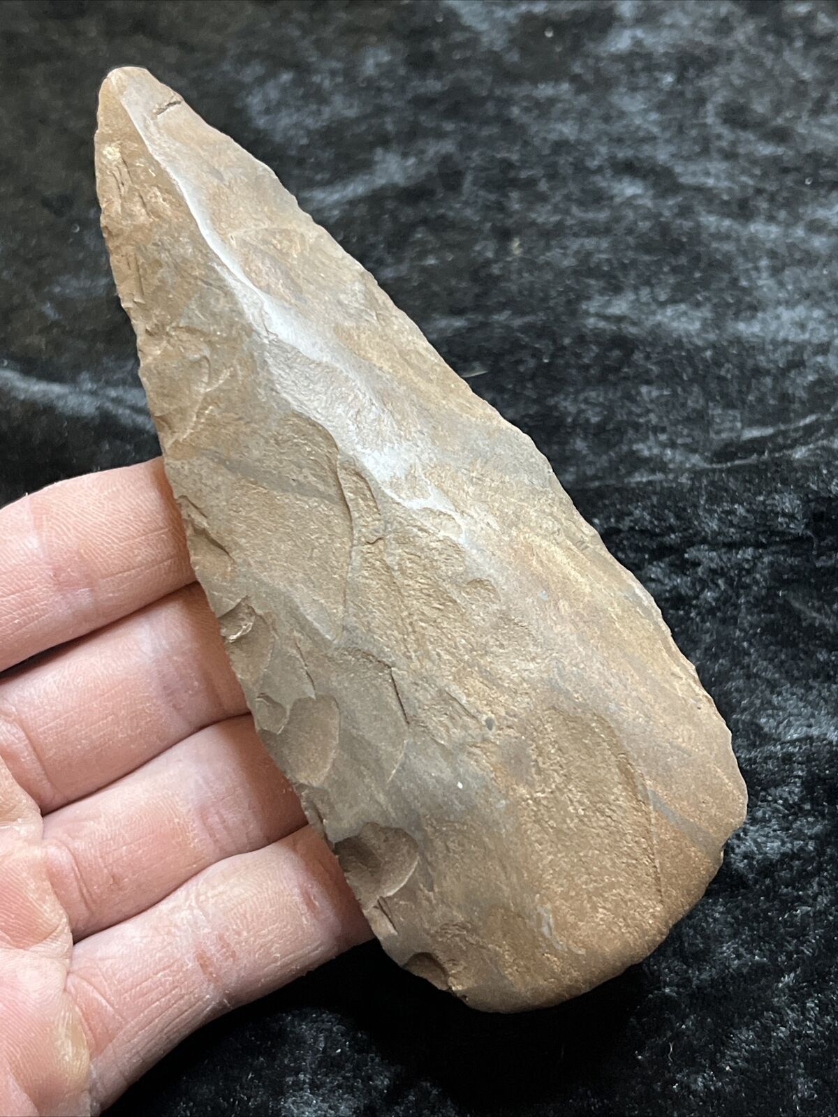 5” Polished Dover Adze Arrowhead Indian Artifact