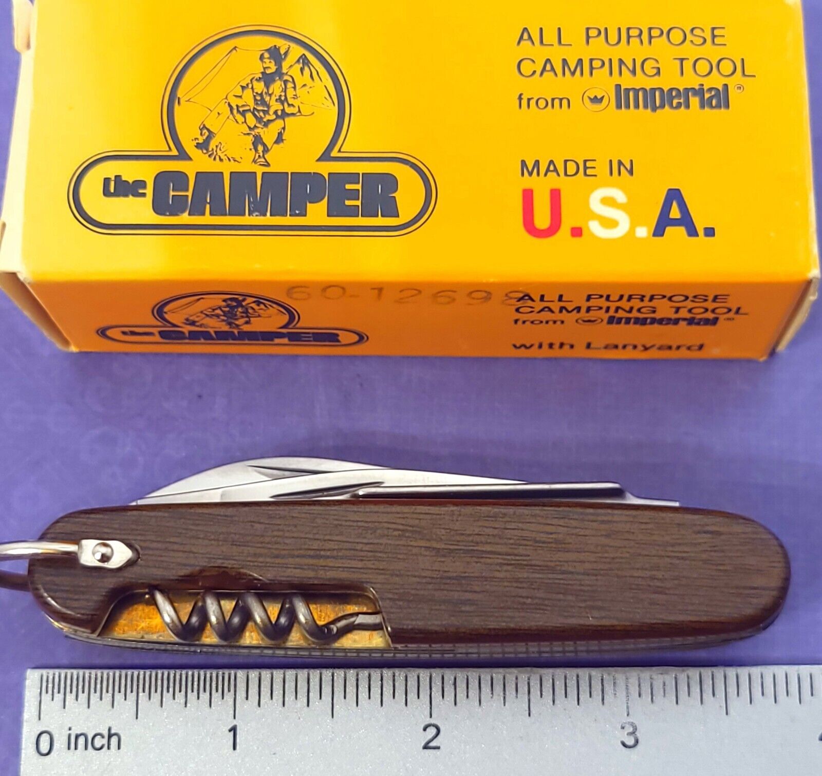 Imperial Knife Made In USA 1956-88 The CAMPER Multi Tool Vintage NOS