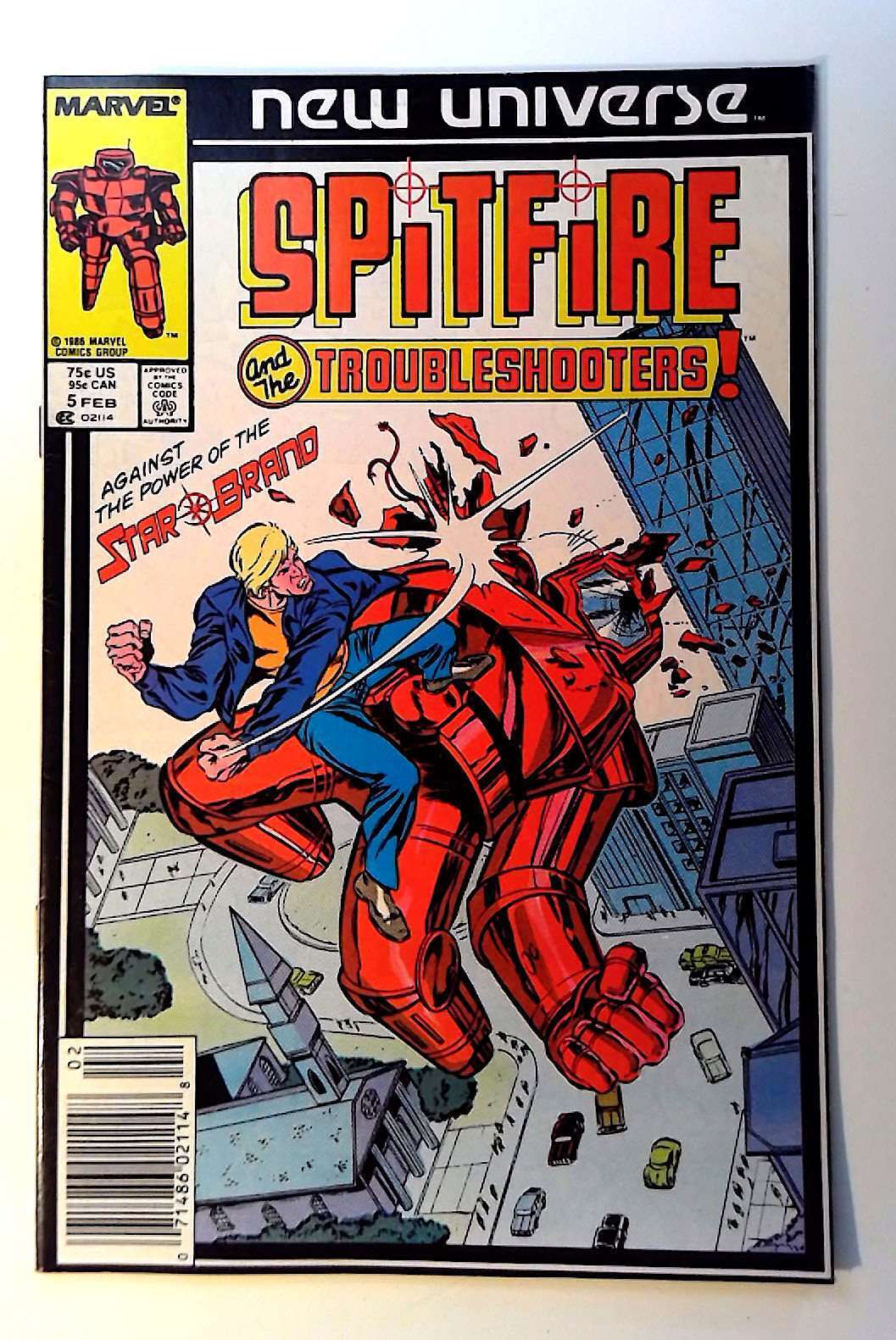 Spitfire and the Troubleshooters #5 Marvel (1987) New Universe Comic Book