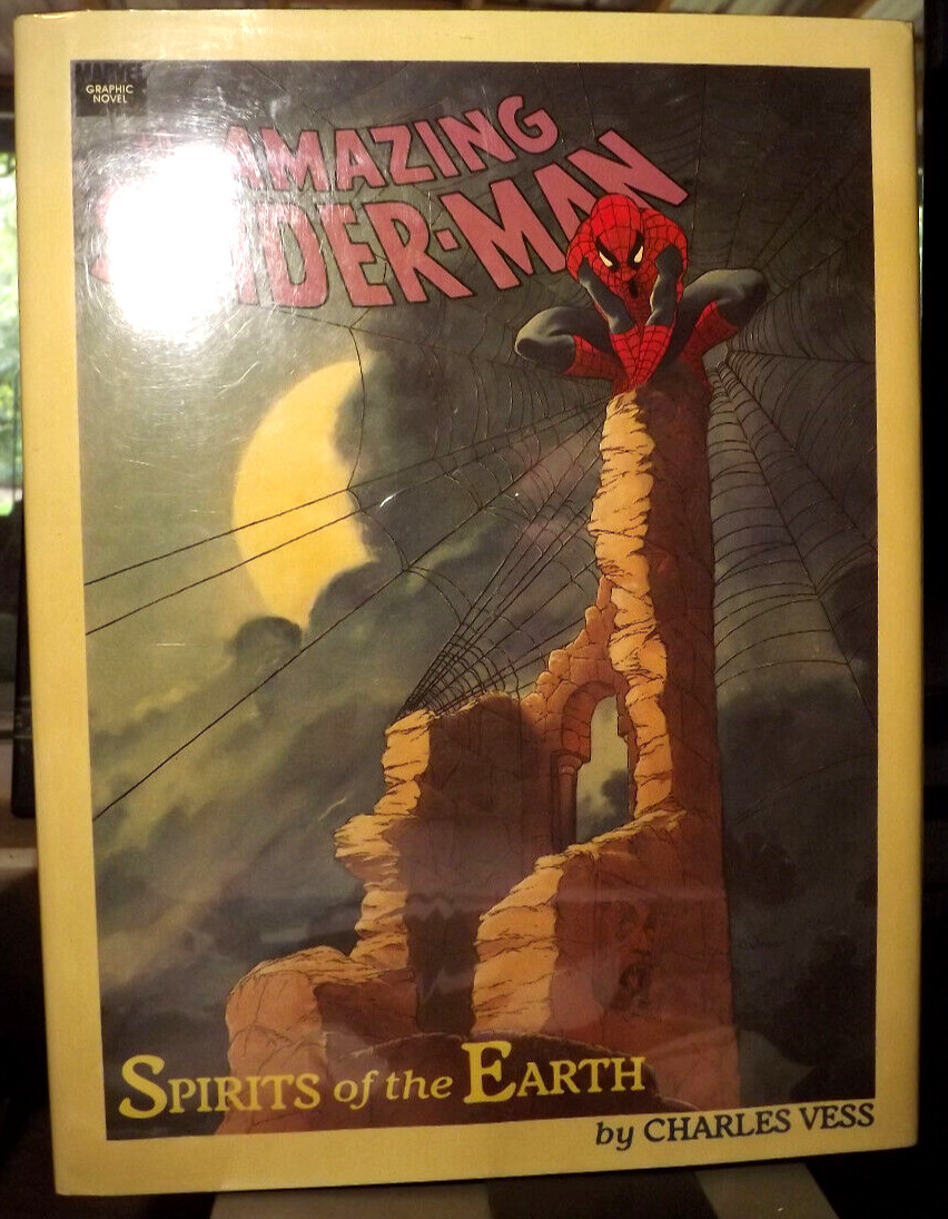 Spider-Man Spirits of the Earth (1990) Charles Vess Signed Marvel Graphic Novel