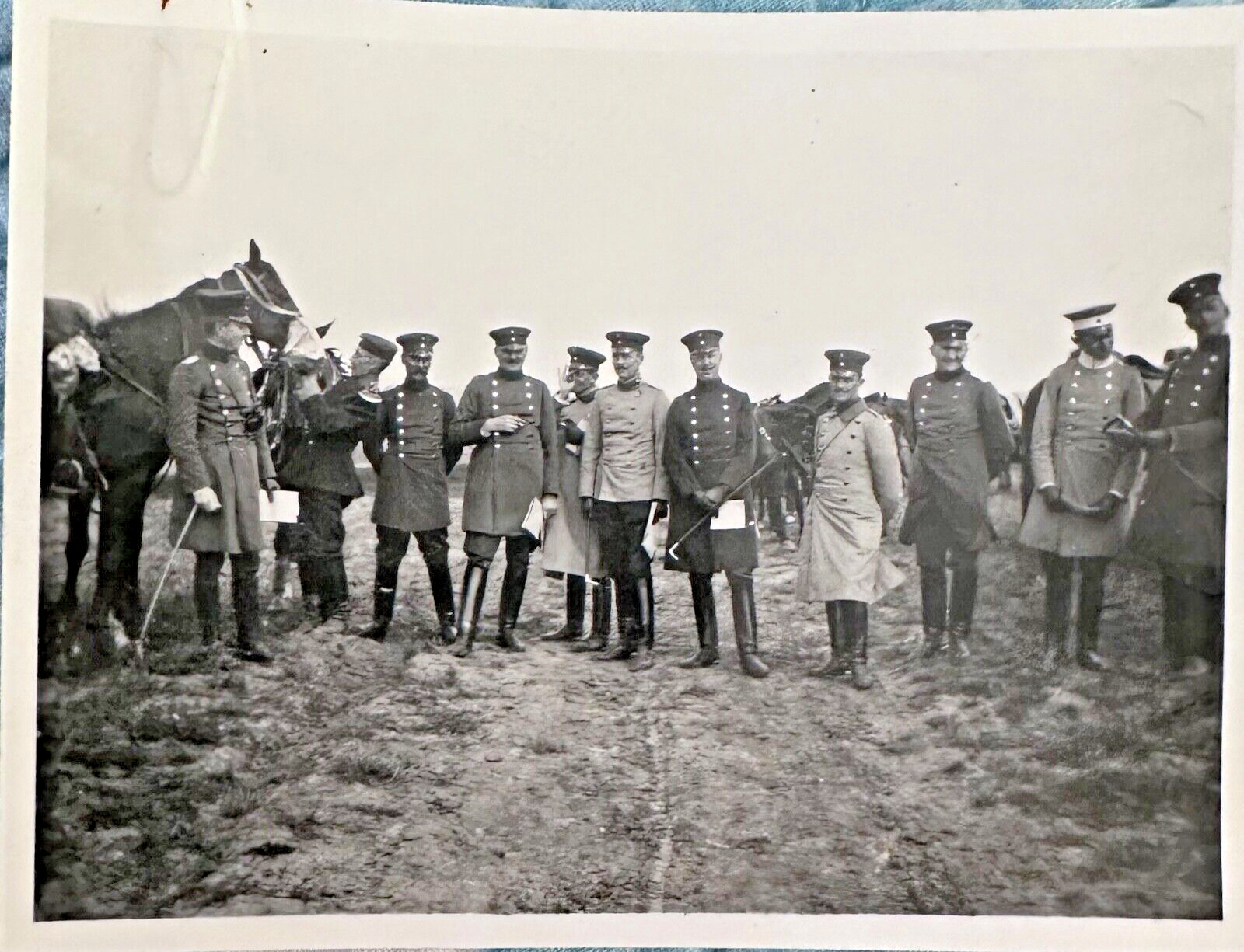 Original WWI Russian HORSE CAVALRY, Soviet Union's RED ARMY B&W Photograph