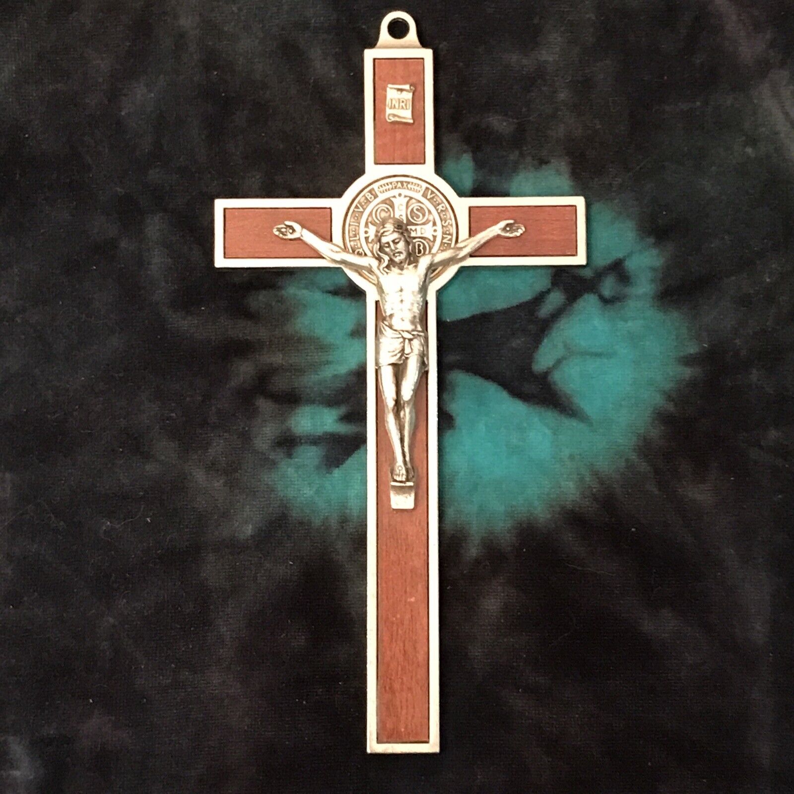 Vintage Crucifix Wall Hanging Cross 7.5” CSSM NDSMD Jesus Catholic Christian