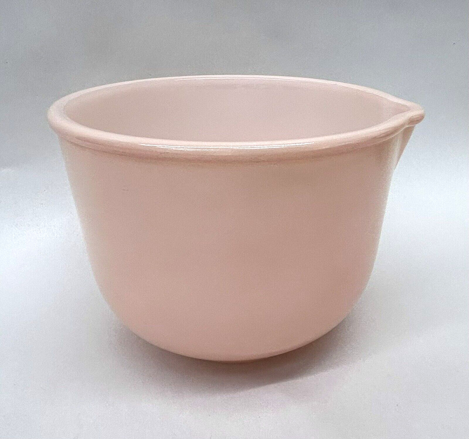 Vintage Glasbake for Sunbeam Pink Mixing Bowl 20CJ 6\