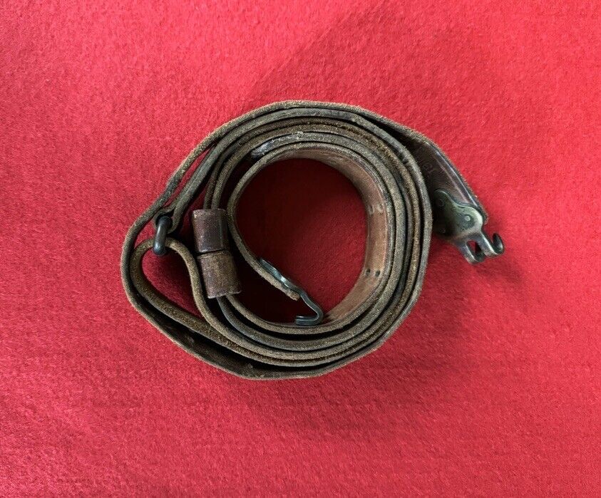 Scarce WW1 Dated US M1907 Sling For 03 Springfield or M1917–P.B. & Co. 1918