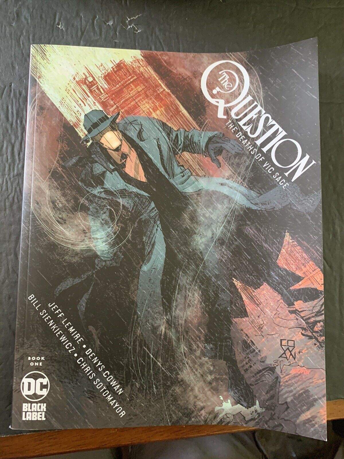 DC Comics The Question: The Deaths Of Vic Sage Book One #1 2019 Softcover