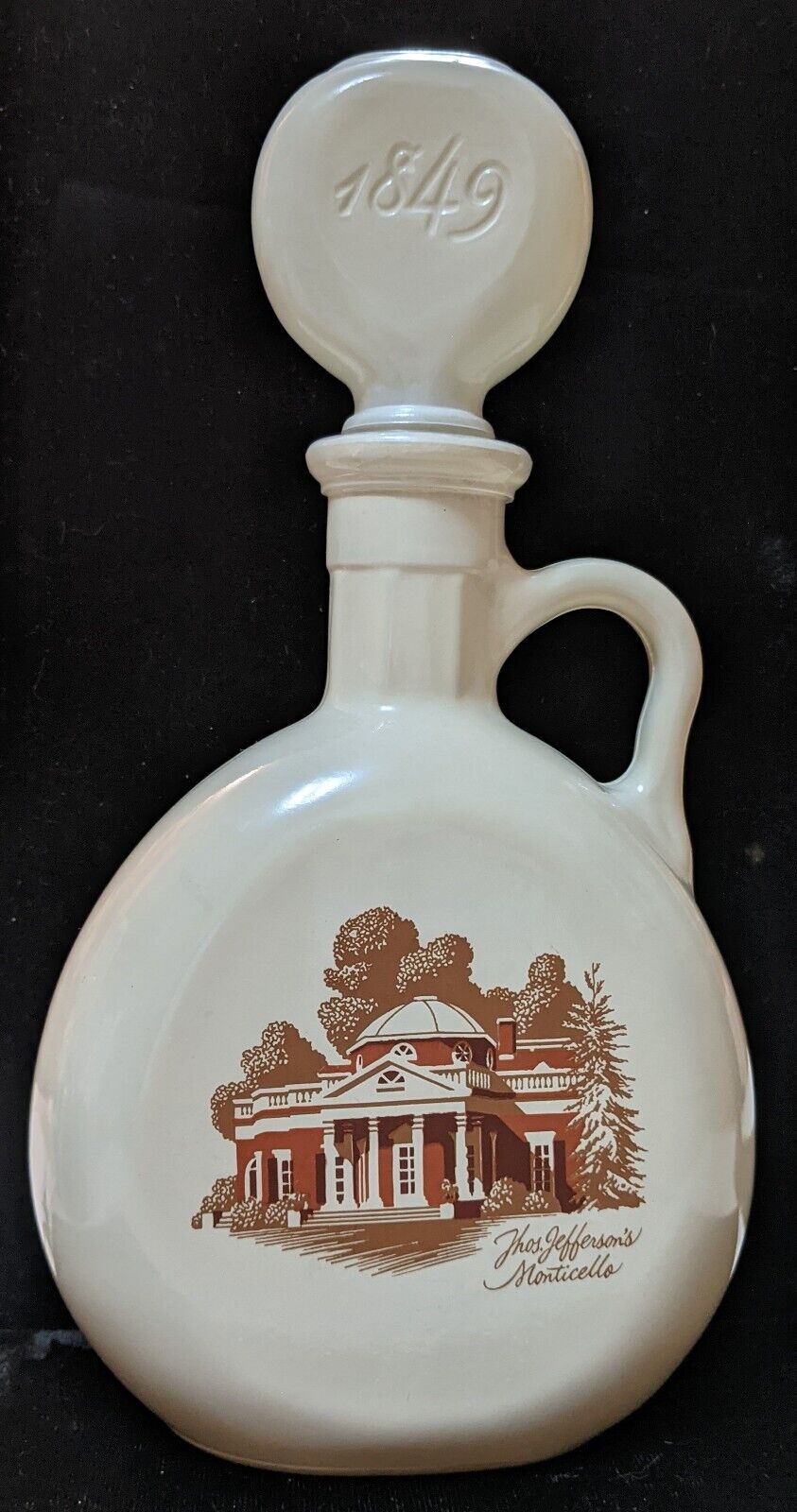 Old Fitzgerald 1849 Jefferson\'s Monticello Flagship Empty Decanter